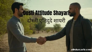 dosti attitude shayari