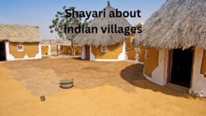 shayari about indian villages