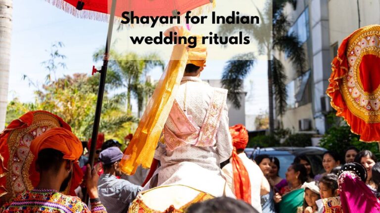 shayari for indian wedding rituals