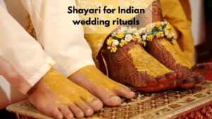 shayari for indian wedding rituals