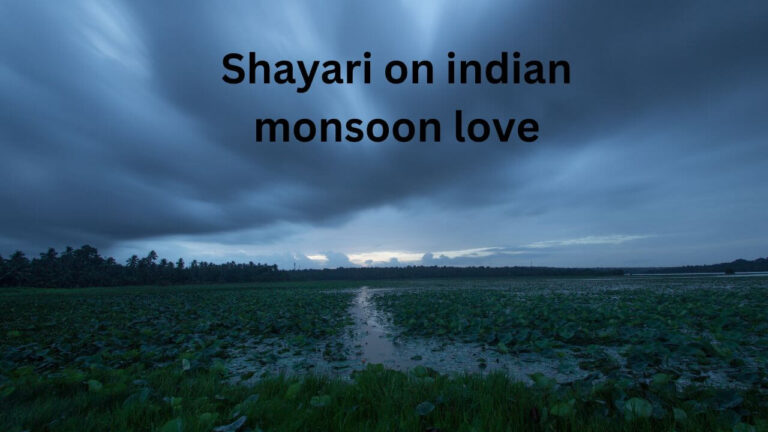 shayari on indian monsoon love