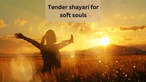 tender shayari for soft souls